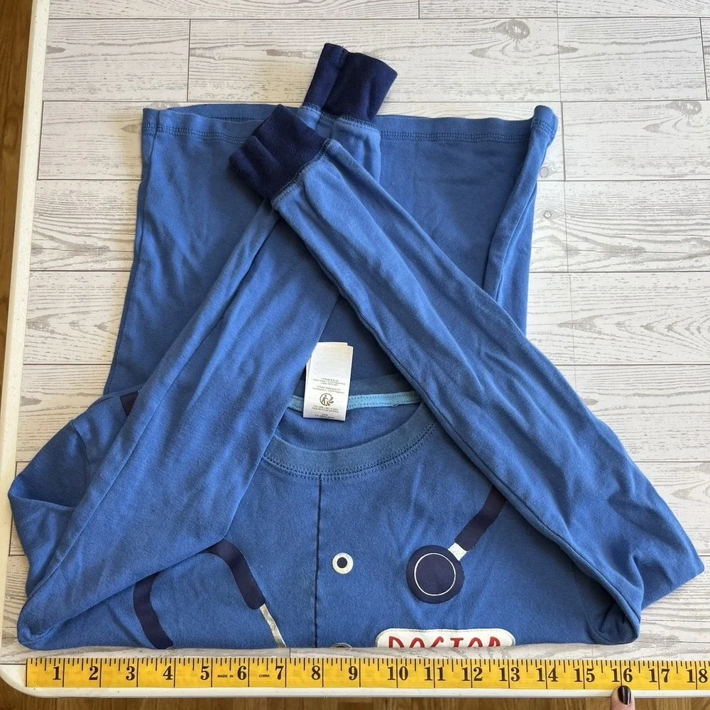 Mini Boden Doctor Trompe‎ L'Oeil PJ Top 14Y